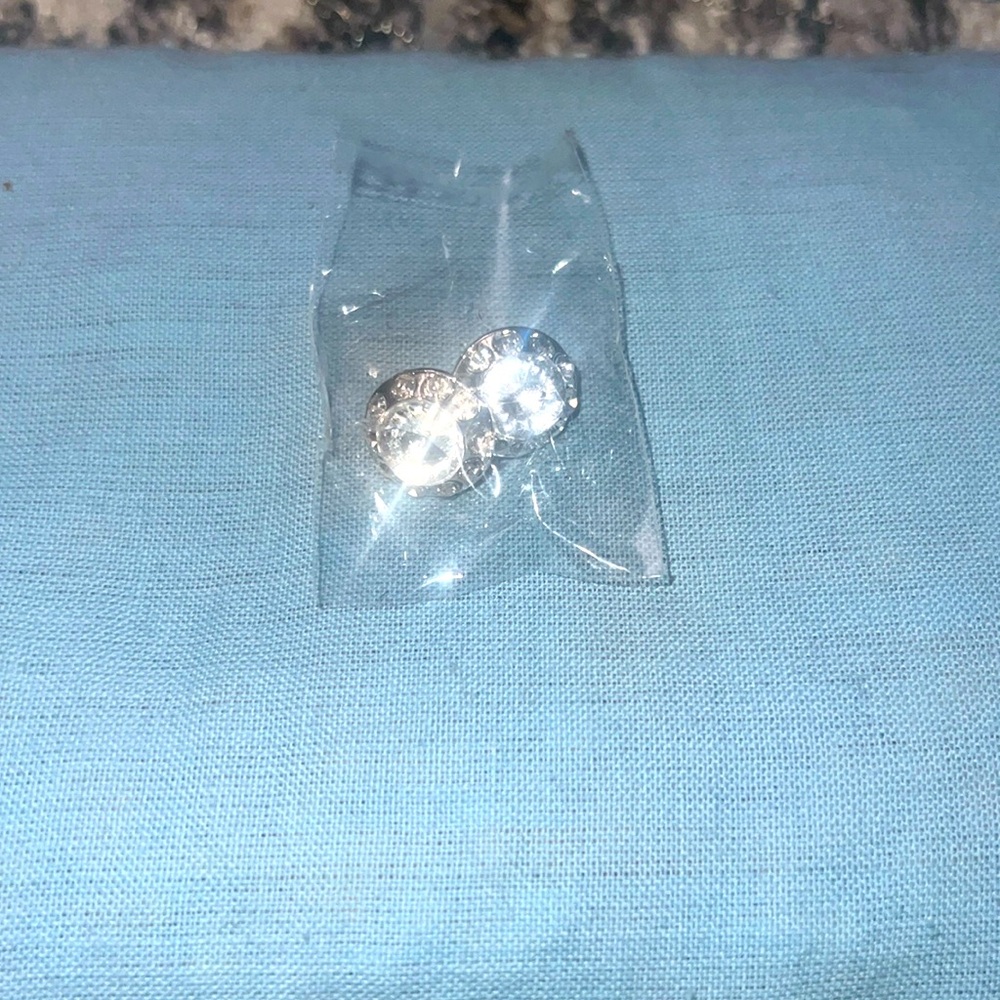 These are real silver earrings.